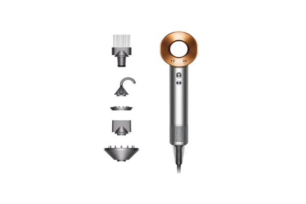 Фен для волосся Dyson Supersonic HD07 Nickel/Copper Gift Edition (411117-01)