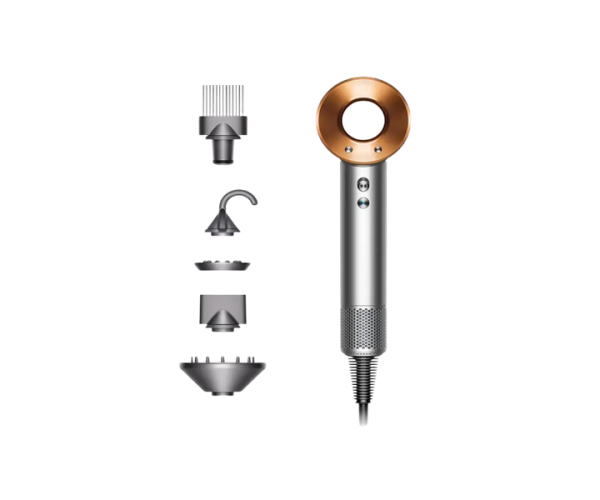 Фен для волосся Dyson Supersonic HD07 Nickel/Copper Gift Edition (411117-01)