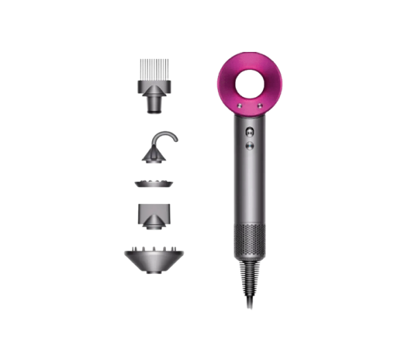 Фен для волосся Dyson Supersonic HD07 Fuchsia/Nickel (390244-01)