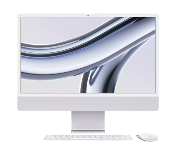 Apple iMac 24" 2023 M3 Retina 4.5K 8/256GB 10GPU Silver (MQRJ3)