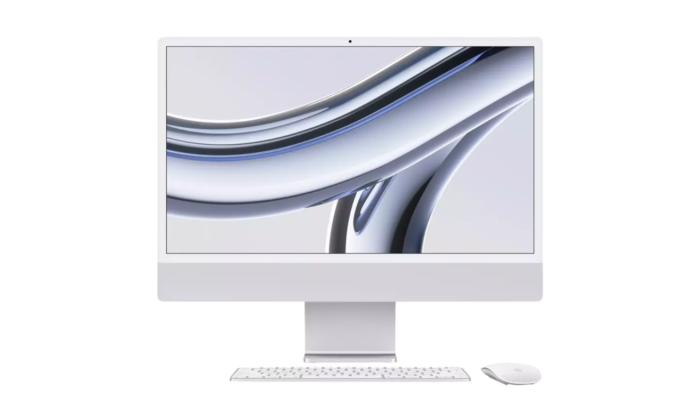 Apple iMac 24" 2023 M3 Retina 4.5K 8/256GB 10GPU Silver (MQRJ3)