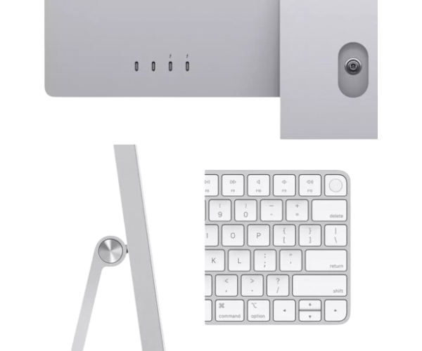 Apple iMac 24" 2023 M3 Retina 4.5K 8/256GB 10GPU Silver (MQRJ3)