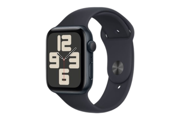 Apple Watch SE 2 2024 GPS 40mm Midnight Aluminum Case with Midnight Sport Band - M/L (MXE93)