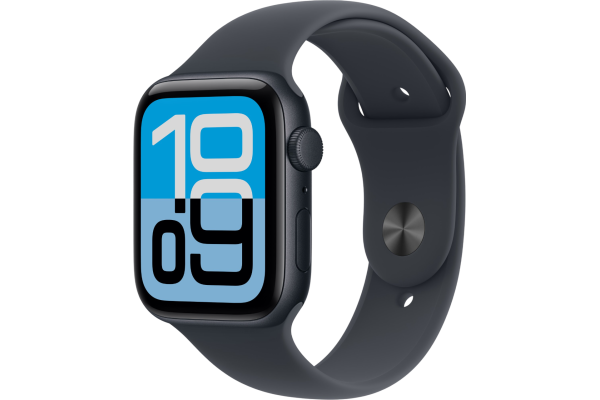 Apple Watch SE 3 2025 GPS 40mm Midnight Aluminum Case with Midnight Sport Band - S/M (MEH94)