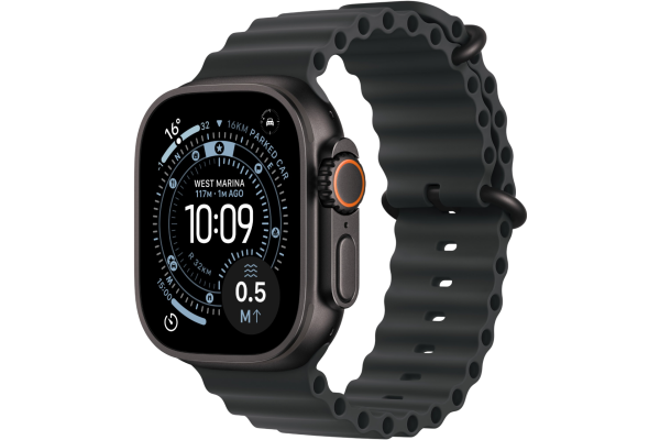 Apple Watch Ultra 3 GPS + Cellular 49mm Black Titanium Case with Black Ocean Band (MF0J4)