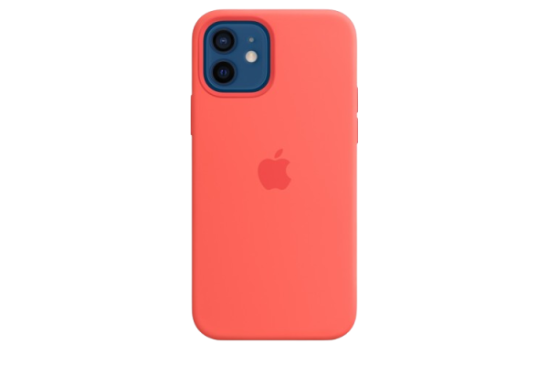 Apple Original Silicone Case Pink Citrus with MagSafe for iPhone 12/12 Pro