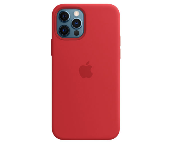 Apple Original Silicone Case Red with MagSafe for iPhone 12/12 Pro