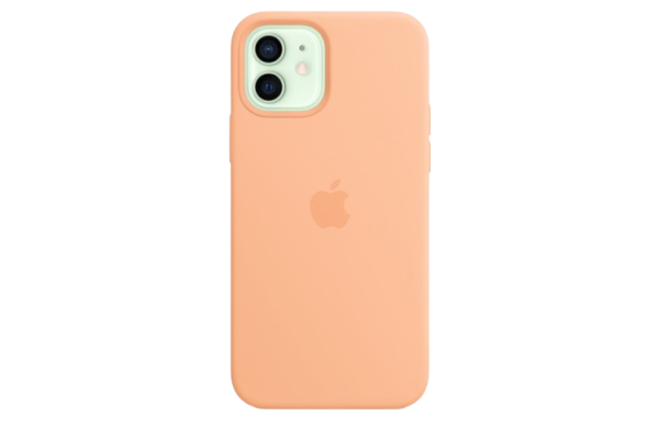 Apple Original Silicone Case Cantaloupe with MagSafe for iPhone 12/12 Pro