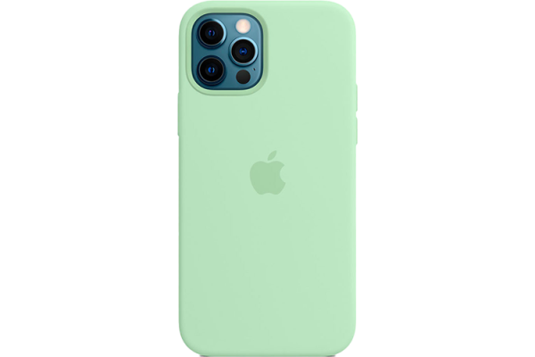 Apple Original Silicone Case Pistachio with MagSafe for iPhone 12 Pro Max