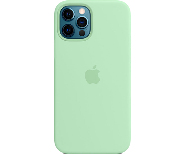 Apple Original Silicone Case Pistachio with MagSafe for iPhone 12 Pro Max
