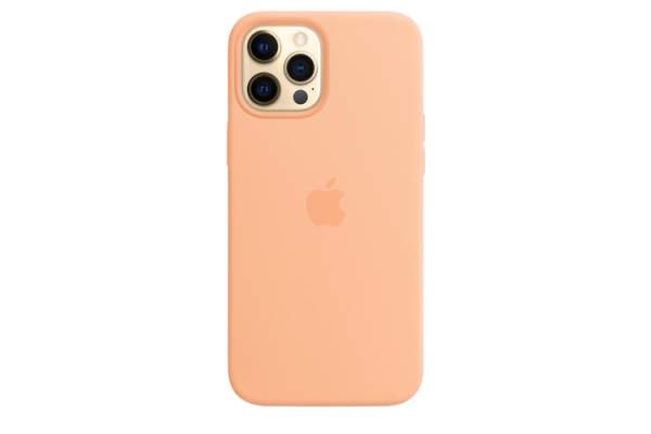 Apple Original Silicone Case Cantaloupe with MagSafe for iPhone 12 Pro Max