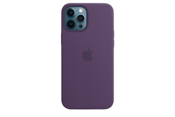 Apple Original Silicone Case Amethyst with MagSafe for iPhone 12 Pro Max