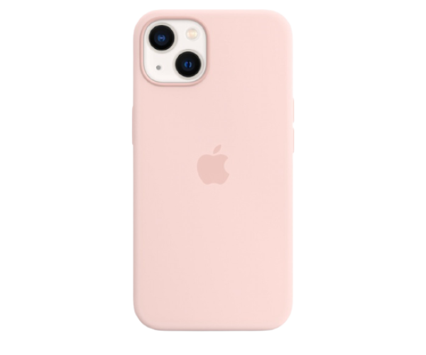Apple Original Silicone Case Chalk Pink with MagSafe for iPhone 13