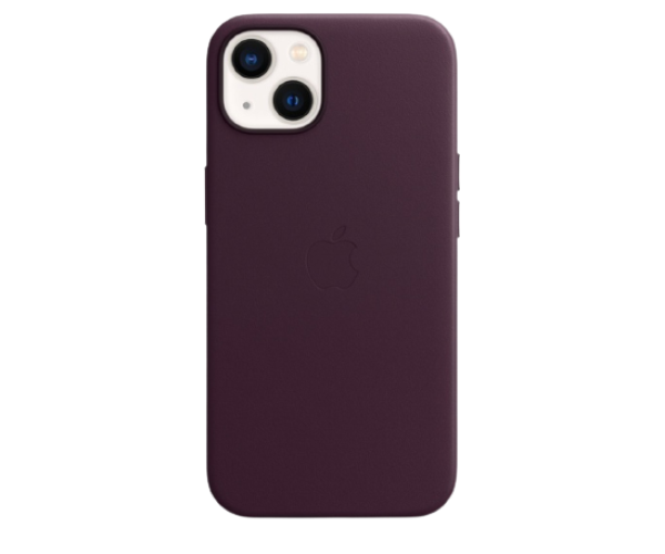 Apple Original Leather Case Dark Cherry with MagSafe for iPhone 13