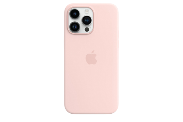 Apple Original Silicone Case Chalk Pink with MagSafe for iPhone 14 Pro Max
