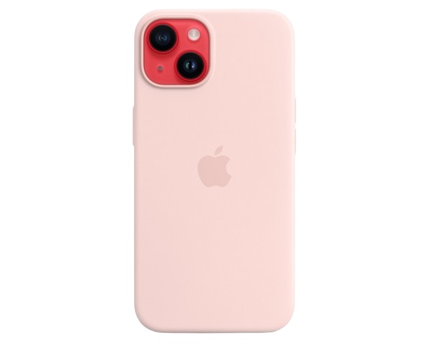 Apple Original Silicone Case Chalk Pink with MagSafe for iPhone 14