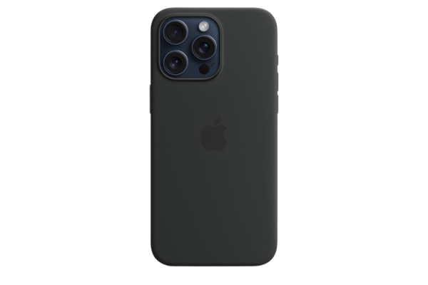 Apple Original Silicone Case Black with MagSafe for iPhone 15 Pro Max