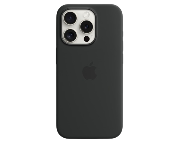 Apple Original Silicone Case Black with MagSafe for iPhone 15 Pro