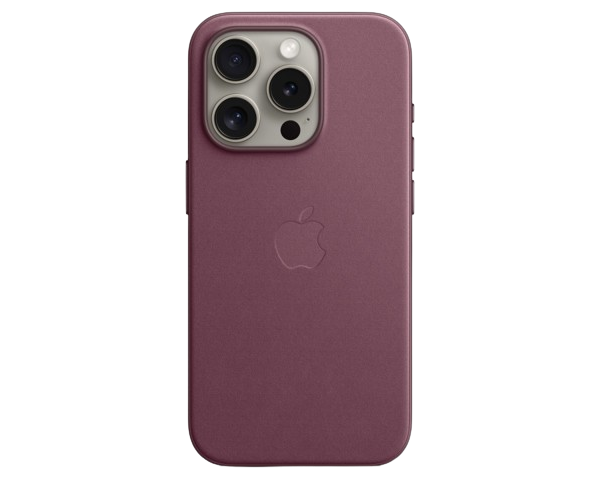 Apple Original Silicone Case Mulberry with MagSafe for iPhone 15 Pro