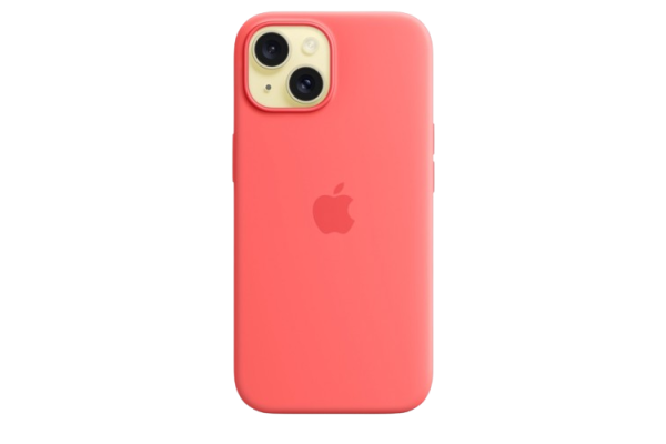 Apple Original Silicone Case Guava with MagSafe for iPhone 15 
