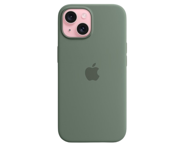 Apple Original Silicone Case Cypress with MagSafe for iPhone 15 