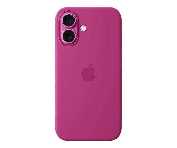 Apple Original Silicone Case Fuchsia with MagSafe for iPhone 16 Plus