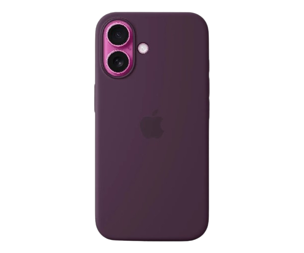 Apple Original Silicone Case Plum with MagSafe for iPhone 16 Plus
