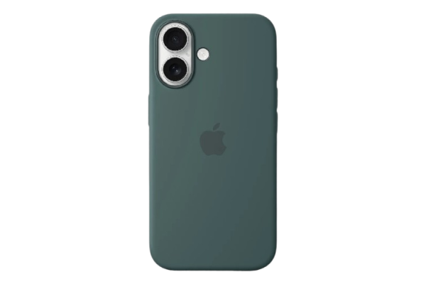 Apple Original Silicone Case Lake Green with MagSafe for iPhone 16