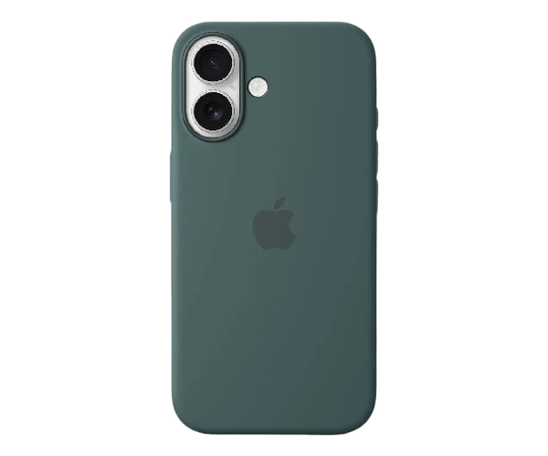 Apple Original Silicone Case Lake Green with MagSafe for iPhone 16