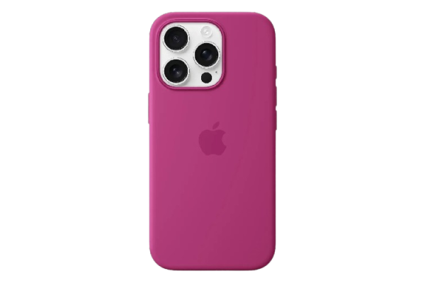 Apple Original Silicone Case Fuchsia with MagSafe for iPhone 16 Pro