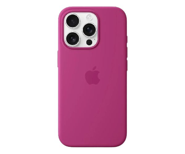 Apple Original Silicone Case Fuchsia with MagSafe for iPhone 16 Pro